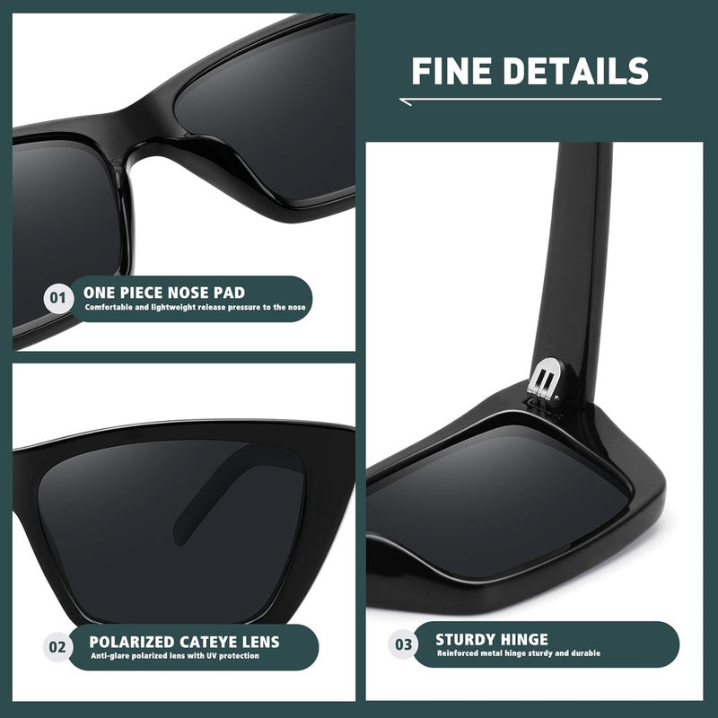 WOWSUN womens 1224 Sunglasses (pack of 1) - Image 3