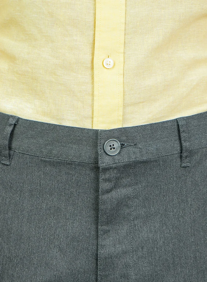 GIORDANO  Men’s Slim Tapered Twill Khaki Pants for Men | Best Price UAE
