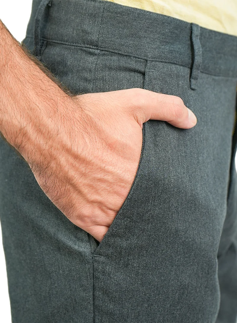 GIORDANO  Men’s Slim Tapered Twill Khaki Pants for Men | Best Price UAE