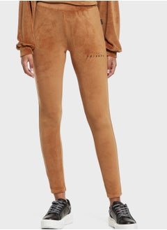 Embroidered High Waist Sweatpants