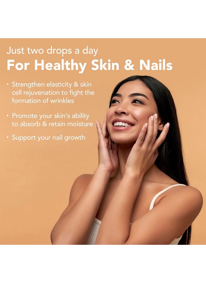Super Natural Goods - Liquid Biotin & Collagen Hair Growth Drops 70000Mcg (4Oz) Healthy Skin Nail & Hair Supplement Supports Hair Growth Radiant Skin Strong Nails High Potency Supplements Vitamins For Women & Men - Image 1