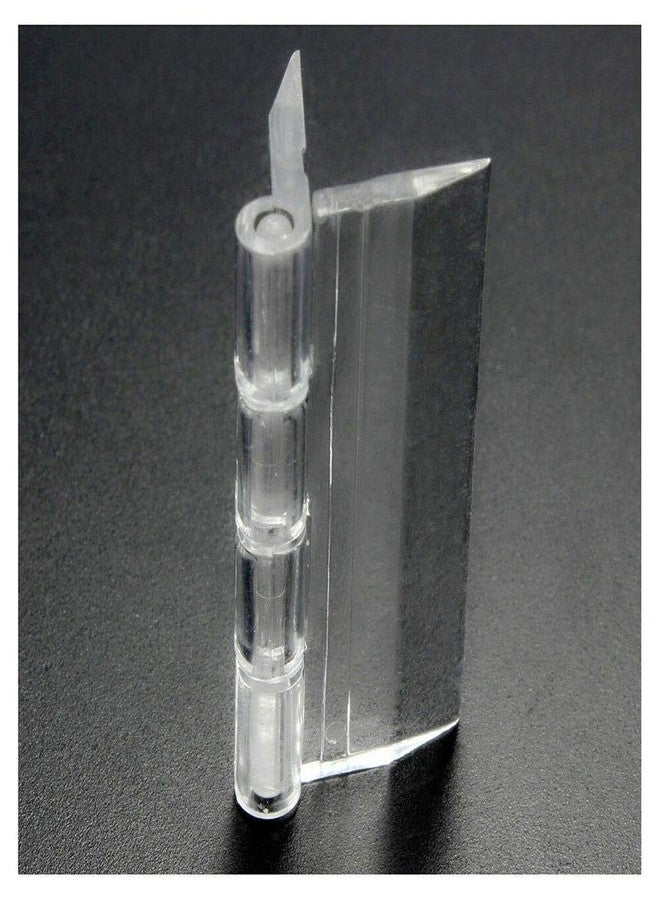 einnovative E Innovative Clear Acrylic Plastic Folding Door Piano Plexiglass Hinges Width 39 x Height 45 mm (2) - Image 2