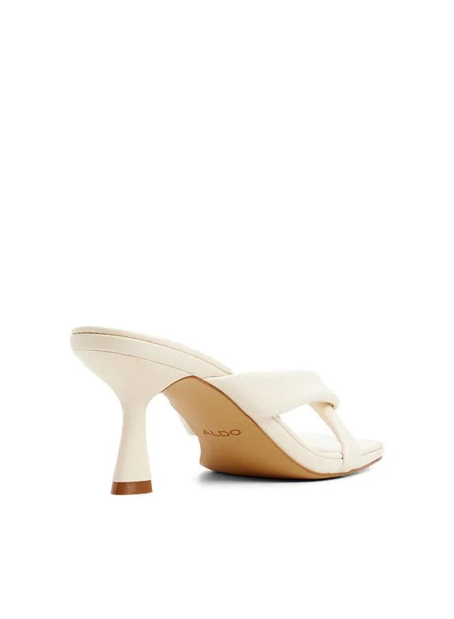 Aldo WHITE Zenna Ladies White Heeled Sandals for Women | Best Price UAE