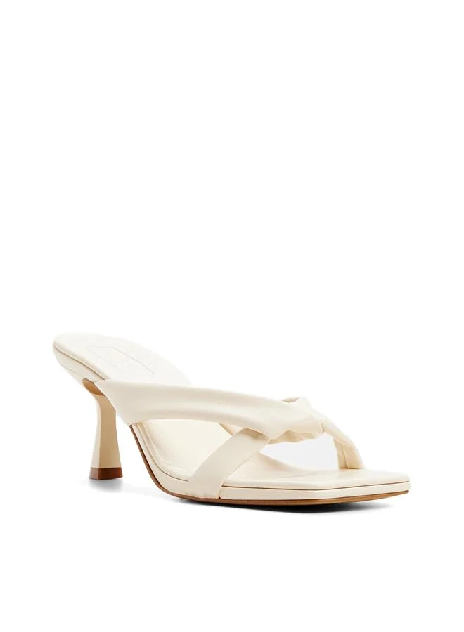 Aldo WHITE Zenna Ladies White Heeled Sandals for Women | Best Price UAE