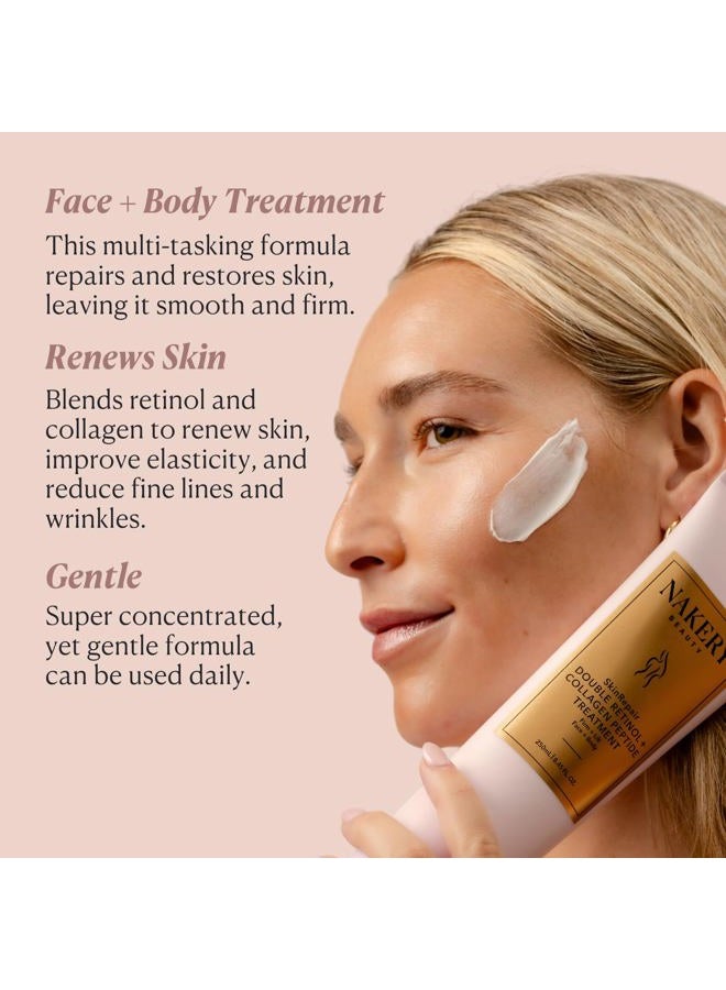 Nakery Beauty Retinol Cream - Retinol and Collagen Face Cream - Collagen Face Cream for All Skin Types - Collagen Retinol Hyaluronic Acid Cream for Wrinkles - Day & Night Cream for Women Anti Aging - Image 3