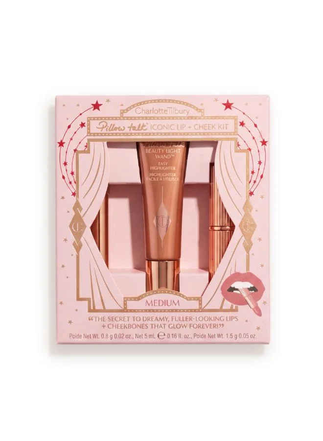 Charlotte Tilbury  Pillow Talk Iconic Lip + Cheek Kit for Women | Best Price UAE
