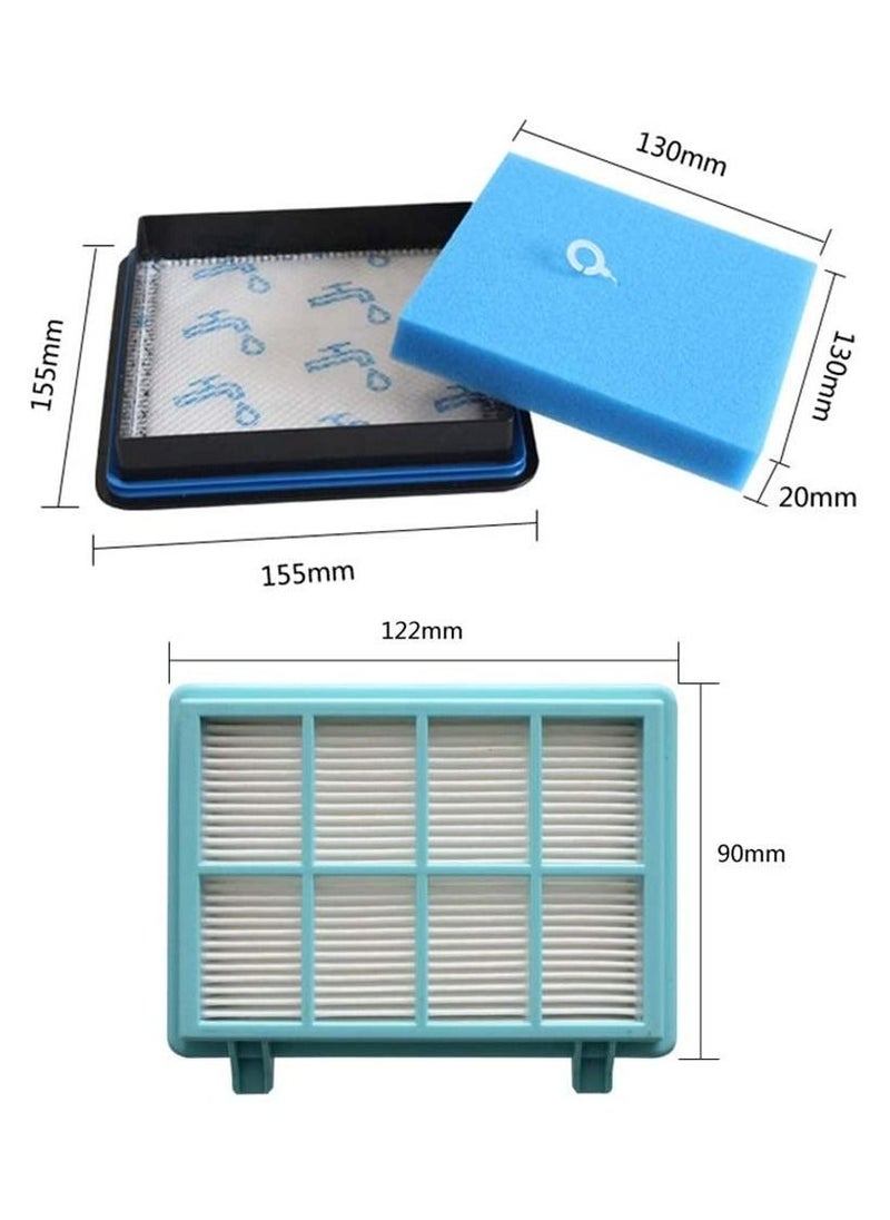 Generic - HEPA filters For Philips Power Pro Compact FC9331/09 FC9332/09 FC8010/01 Vacuum Cleaner Parts Foam Filter - Image 1