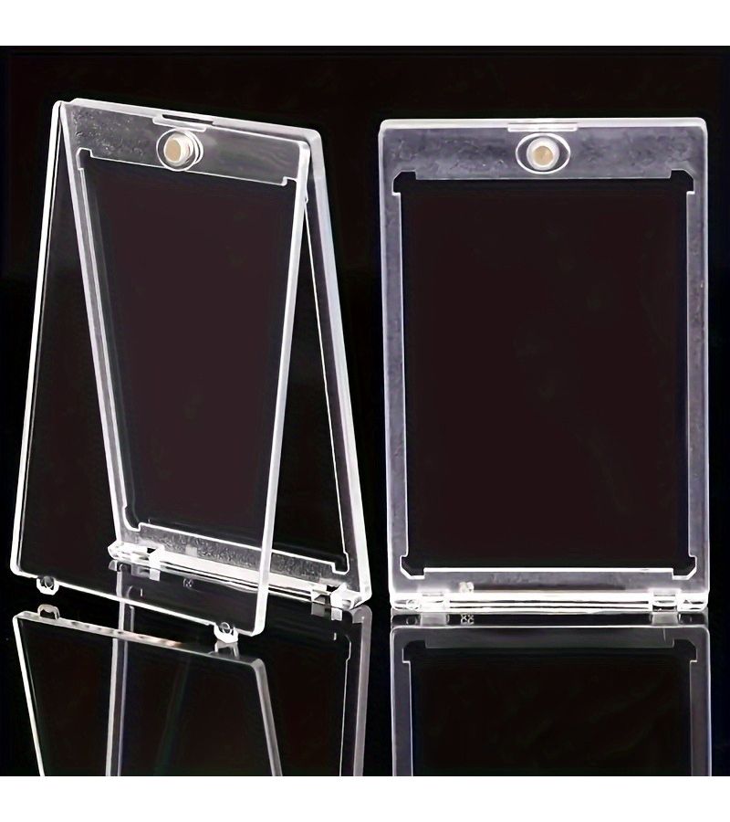 Magnetic Card Holders 130PT 15Pcs UV Protective Transparent Display Box for Sports Trading Cards - Image 5
