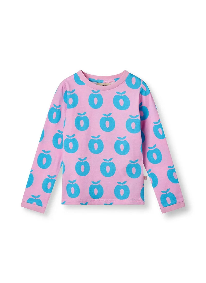 سموفولك Long-sleeved top with apples