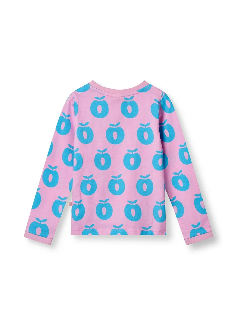 سموفولك Long-sleeved top with apples