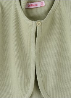 Jelliene Girls' Cotton Knit Shrug | Layering Love for All Seasons  - Image 3
