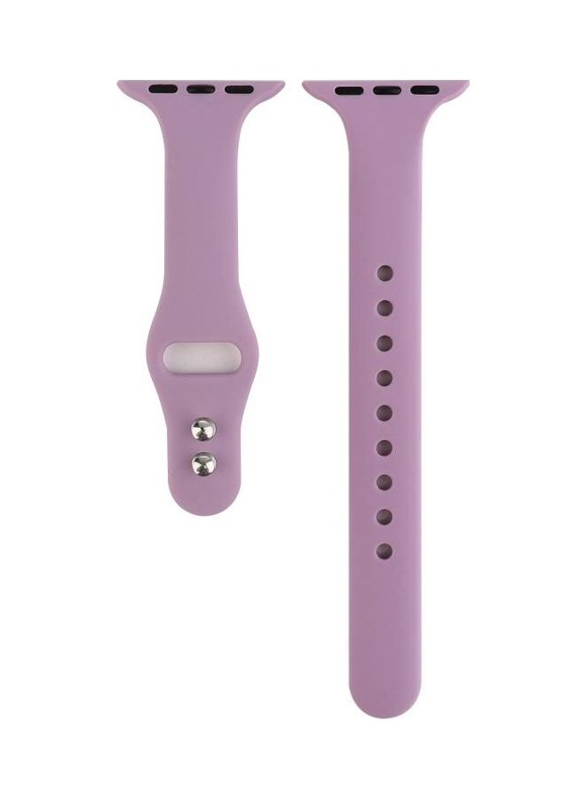 NIBEMINENT Replacement Watchband for Apple Watch Series 5/4/3/2/1 42/44mm Lavender - Image 2