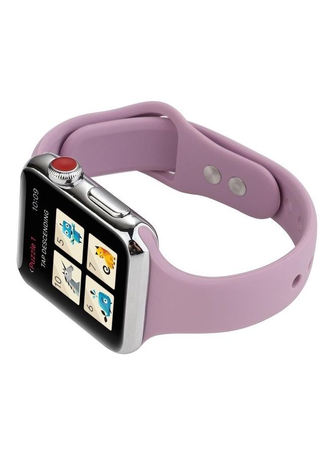 NIBEMINENT Replacement Watchband for Apple Watch Series 5/4/3/2/1 42/44mm Lavender - Image 5
