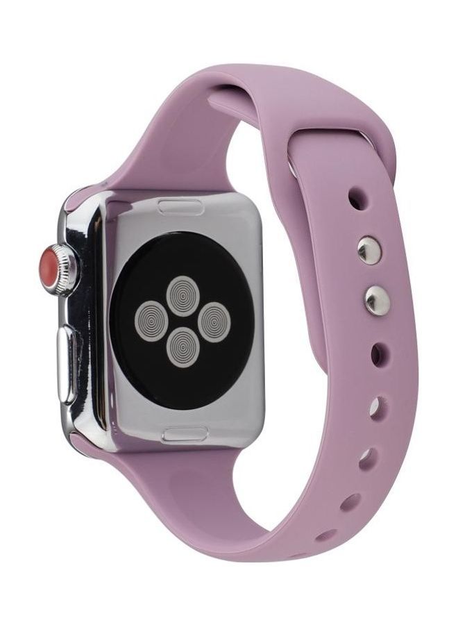 NIBEMINENT Replacement Watchband for Apple Watch Series 5/4/3/2/1 42/44mm Lavender - Image 4