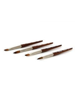SENNELIER Sennelier Raphael Mini Precision Soft Synthetic Travel Brush - Size (Round -1, 2, Flat -2 & Filbert -2)  - Image 3