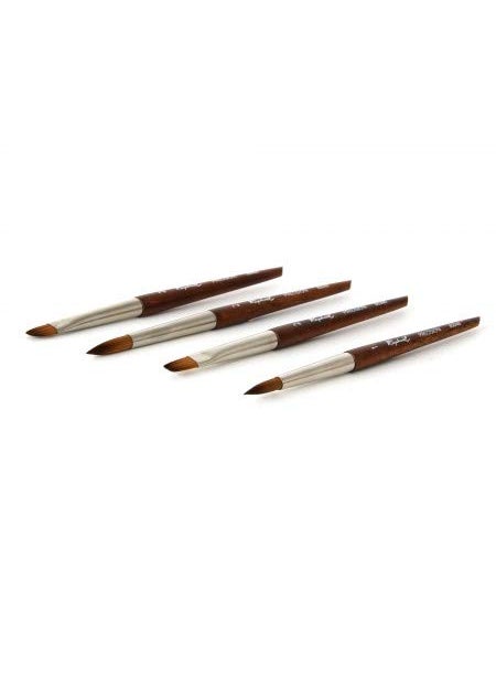 SENNELIER - Sennelier Raphael Mini Precision Soft Synthetic Travel Brush - Size (Round -1, 2, Flat -2 & Filbert -2) - Image 1