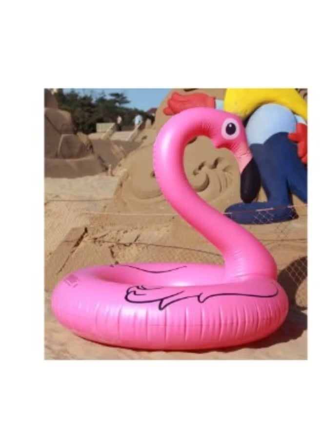 Pink Flamingo Inflatable Pool Float – 90 cm Fun Float for Teens & Big Kids, Tropical Summer Vibes for Pool, Beach & Insta Moments - Image 3