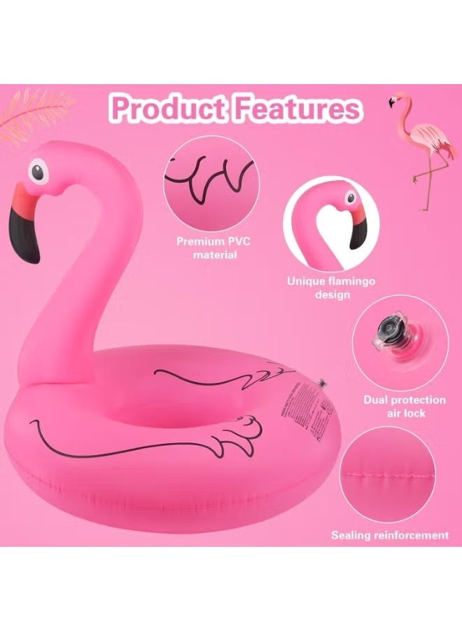Pink Flamingo Inflatable Pool Float – 90 cm Fun Float for Teens & Big Kids, Tropical Summer Vibes for Pool, Beach & Insta Moments - Image 4