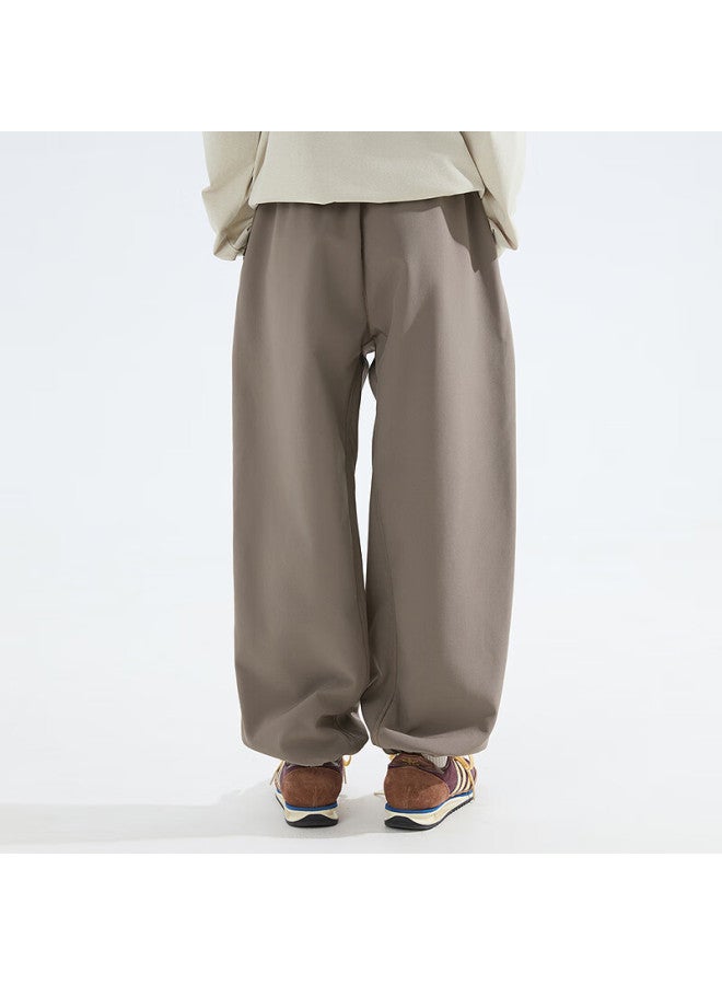 MIPO Mipu Fleece-lined Mountain Pants 25 Autumn Winter New Kids Warm Windproof Cuffed Pants Black 140cm - Image 4