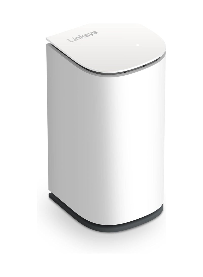 Linksys Velop Micro Mesh WiFi 6 Node Dual Band AX3000 - Cognitive Mesh System with 2.5 Gbps True Gigabit Speed, Simple Set-up, Coverage up to 2,000 sq. ft. & 75 Devices - 1x Node White - Image 1