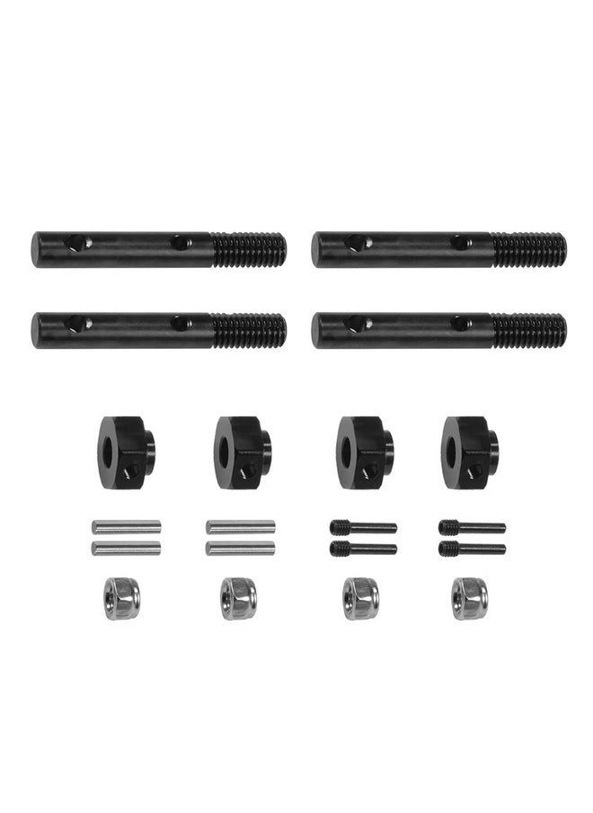 Thicker Utb10 Portal Stub Axles Harden Steel Capra Drive Shaft 1/10 Scale Accessories For Rc Rock Crawler Axial Capra 1.9 Scx10 Iii Upgrades(2 Set(4Pcs))
