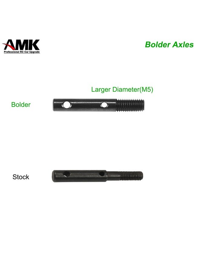 Thicker Utb10 Portal Stub Axles Harden Steel Capra Drive Shaft 1/10 Scale Accessories For Rc Rock Crawler Axial Capra 1.9 Scx10 Iii Upgrades(2 Set(4Pcs))