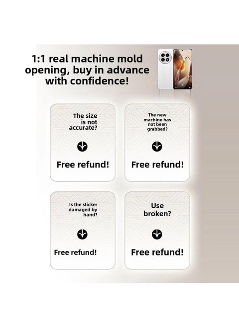 For One Plus 13 Tempered Film 12ace3 One Plus Ace2pro One Plus 11 Mobile Phone Ace5oppo10pro9-Colour:[collection + Additional Purchase] Free Film Artifact + Damage Compensation For Damaged Stickers + 2-year Warranty-Size:Oneplus 10 Pro