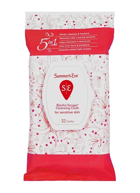 Cleansing Cloths 32 Count Soft Pack Blissful Escape