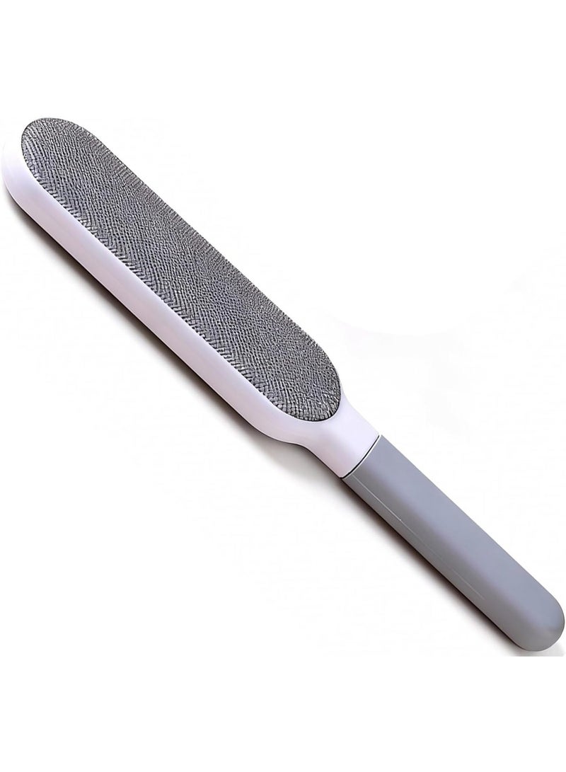 Hugifts Household Lint Remover Brush - Double-Sided Reusable Lint Brush for Clothes, Suitable for Cleaning Furniture,Carpets and Removing Pet Hair(Gray) - Image 1