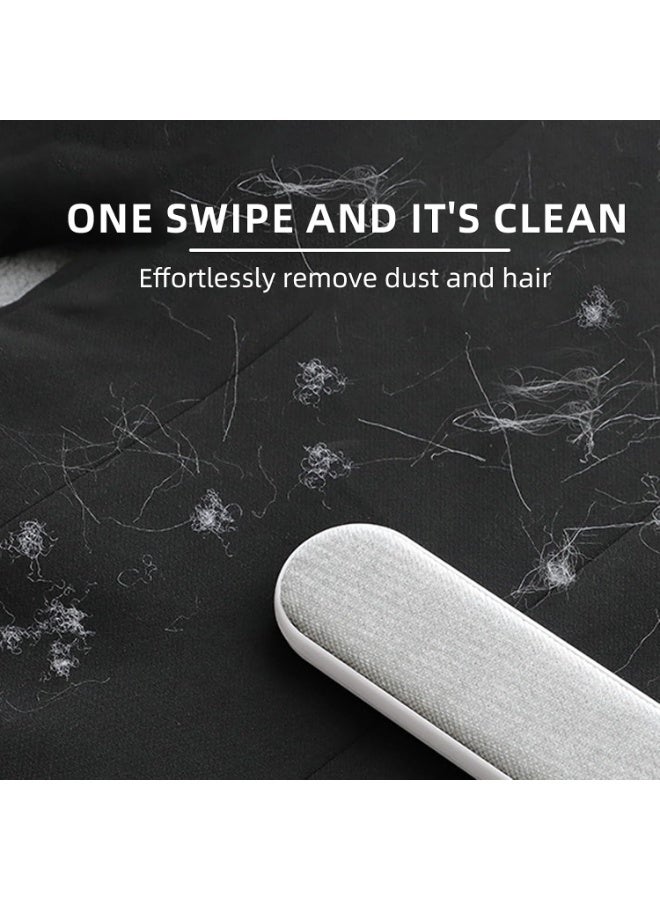 Hugifts Household Lint Remover Brush - Double-Sided Reusable Lint Brush for Clothes, Suitable for Cleaning Furniture,Carpets and Removing Pet Hair(Gray) - Image 5