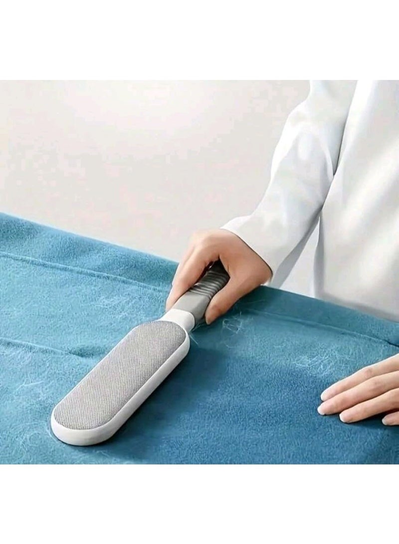 Hugifts Household Lint Remover Brush - Double-Sided Reusable Lint Brush for Clothes, Suitable for Cleaning Furniture,Carpets and Removing Pet Hair(Gray) - Image 3