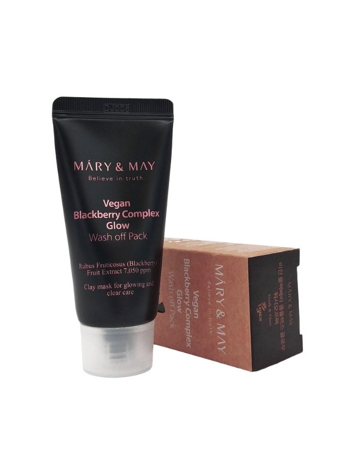 MARY & MAY Blackberry Complex Glow Off Wash - 30g - Image 2