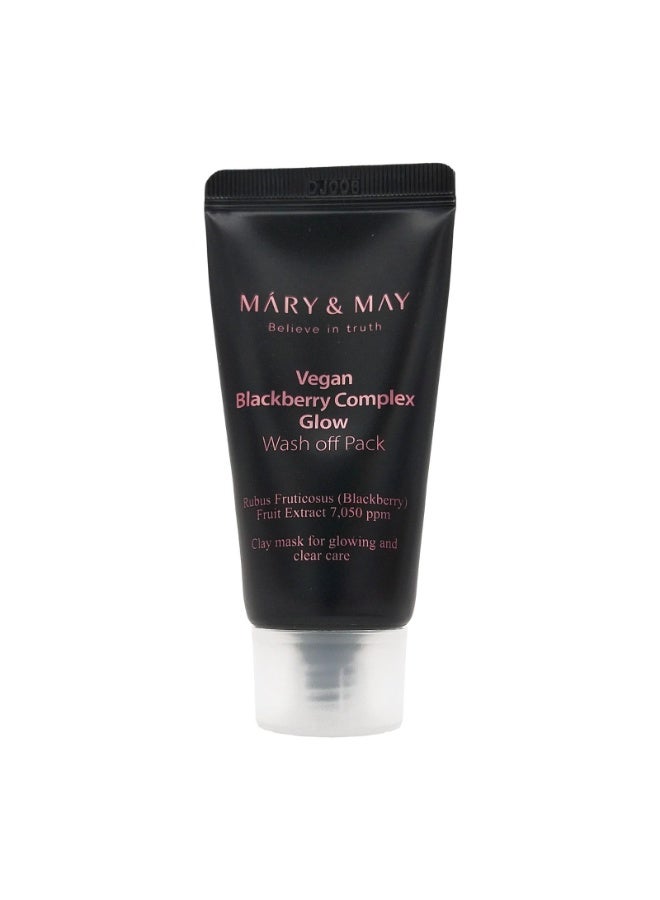 MARY & MAY Blackberry Complex Glow Off Wash - 30g - Image 3