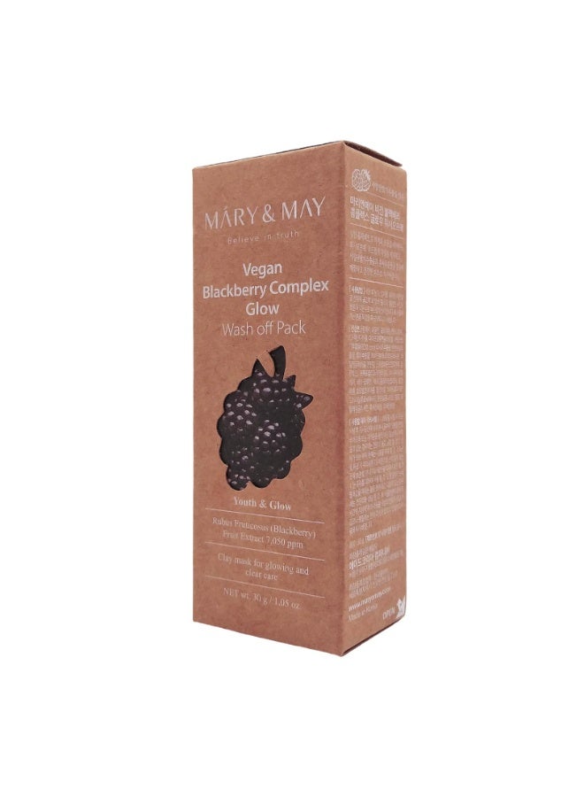 MARY & MAY Blackberry Complex Glow Off Wash - 30g - Image 5