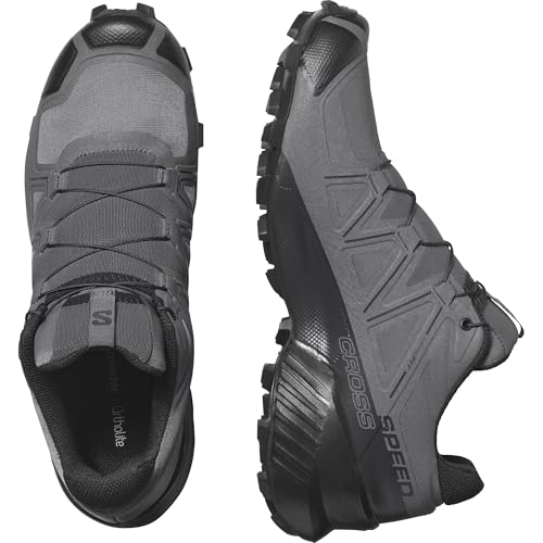 Salomon Men’s Speedcross Trail Running Shoes - Magnet/Black/Magnet - 11 - Image 5
