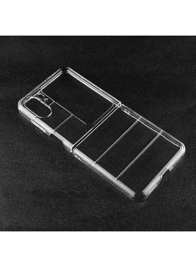 HuHa Case Cover OPPO Find N2 Flip Transparent Glossy PC Phone Case