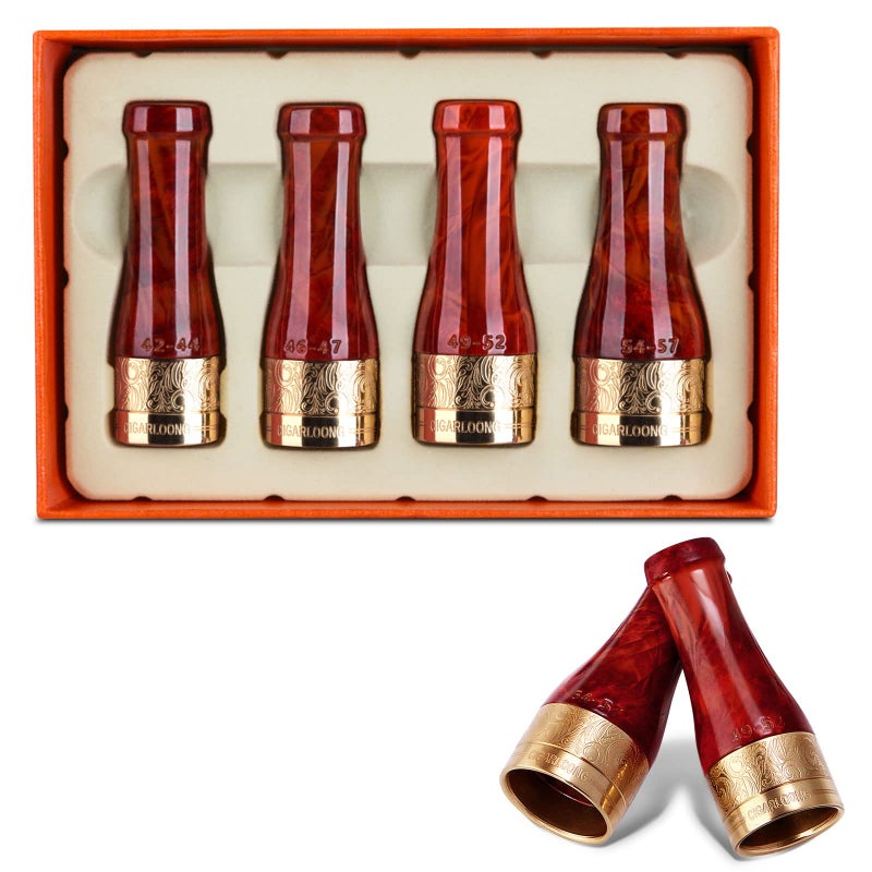 hancigar Cigar Holder Portable 4 Sizes of Cigar Mouthpiece Cigar Accessories for Men Luxury with Gift Box - Image 2