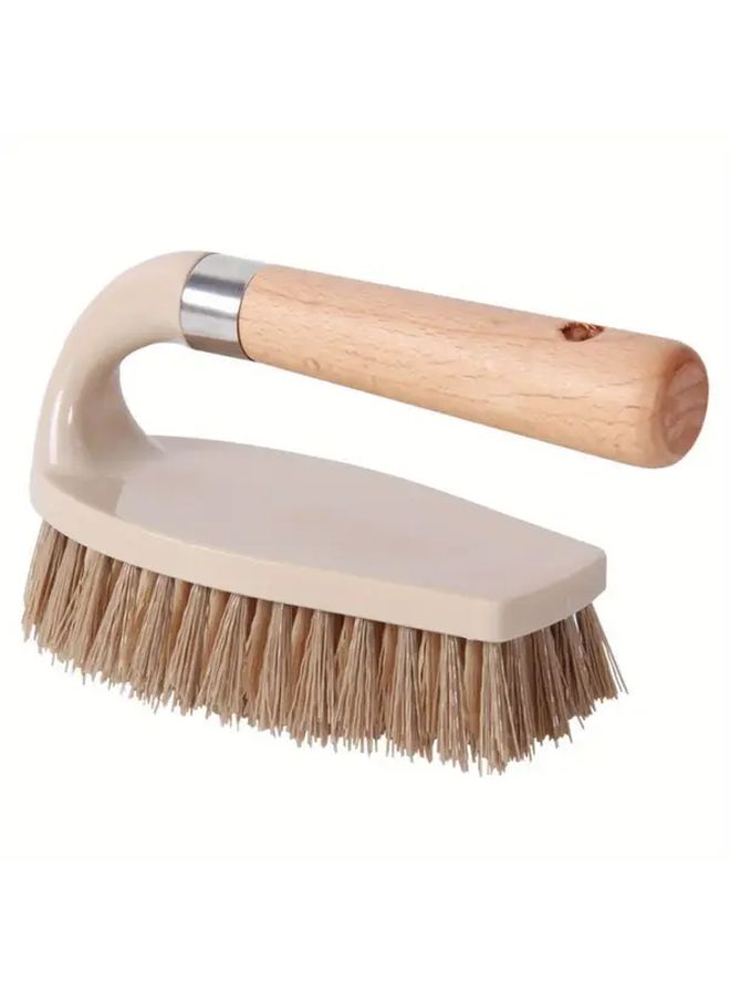 Heavy Duty Manual Scrub Brush With Sturdy Handle 1pc For Multi Surface Cleaning - Image 2
