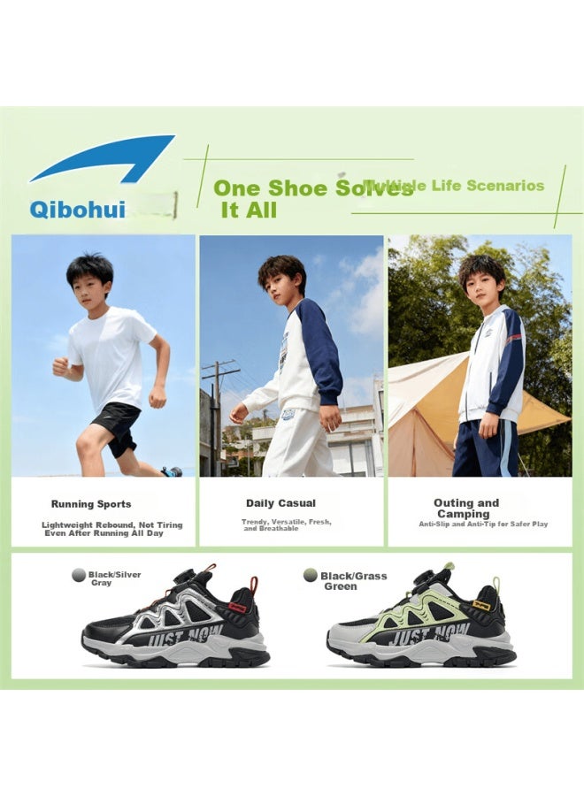 7-pe Boys' Sports Shoes Children's Breathable Mesh Casual Shoes  Spring New Boys' Running Shoes - Image 3