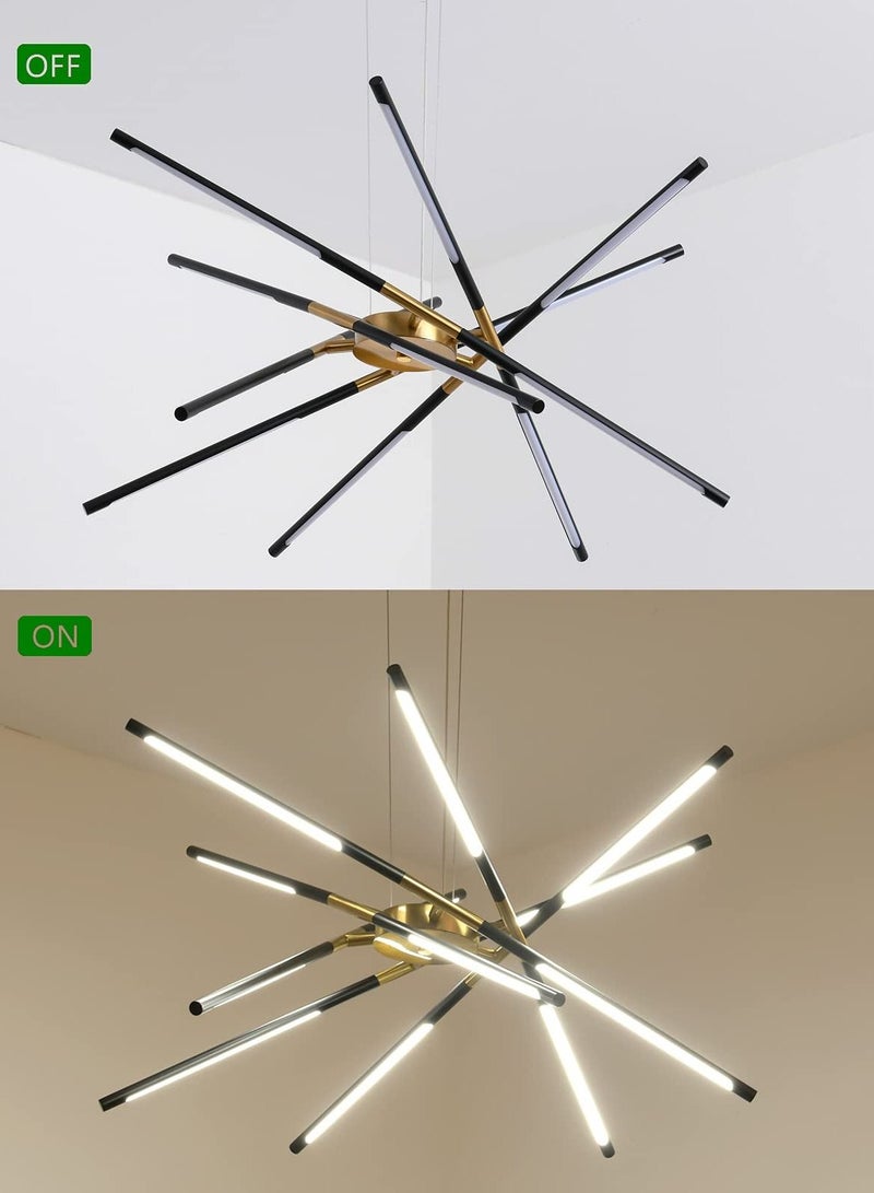 Haikomin Sputnik Chandelier - 12 bulb - Black - Image 5