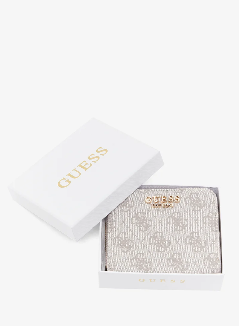 GUESS Laurel Logo Detail Zip Around Wallets