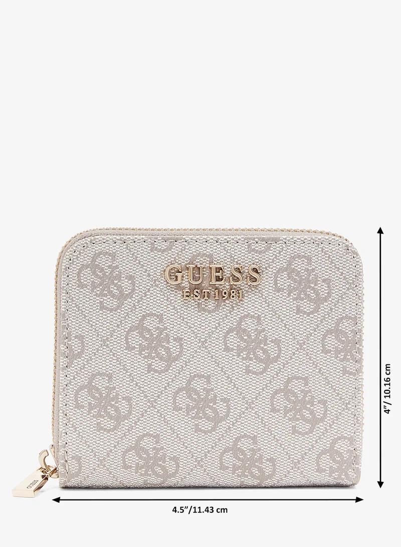 GUESS Laurel Logo Detail Zip Around Wallets