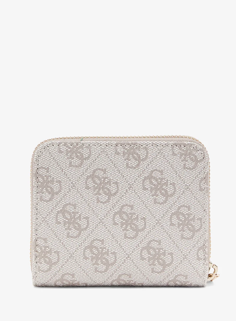 GUESS Laurel Logo Detail Zip Around Wallets