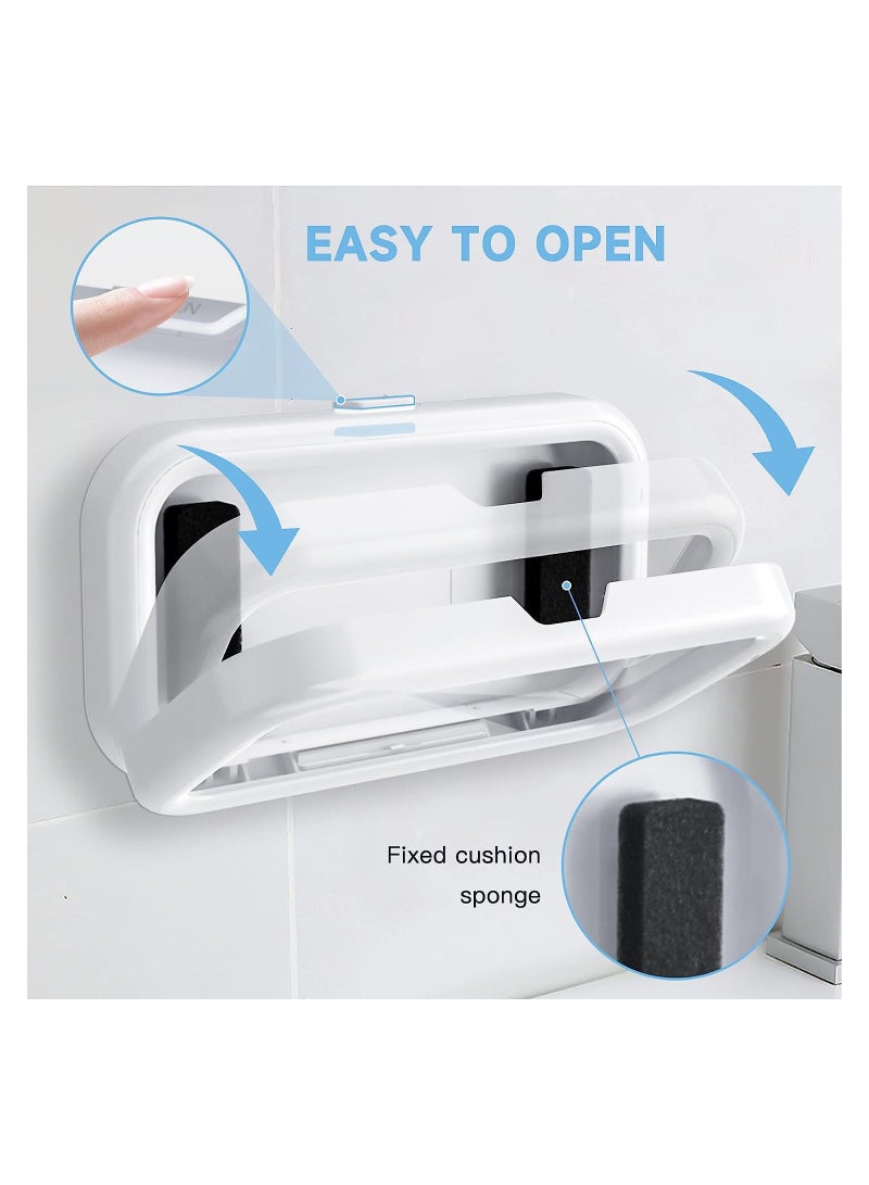 SOLARAE Waterproof Shower Phone Holder with Touch Screen, Anti-Fog Angle Adjustable, 360° Rotation Wall Phone Case for 4" - 6.8" Cell Phone - Image 3