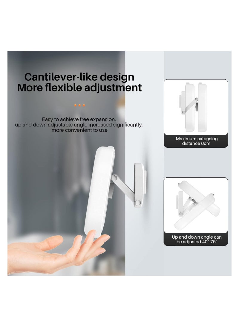 SOLARAE Waterproof Shower Phone Holder with Touch Screen, Anti-Fog Angle Adjustable, 360° Rotation Wall Phone Case for 4" - 6.8" Cell Phone - Image 4