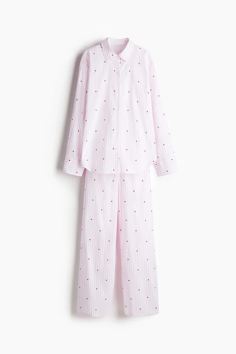 H&M Cotton Poplin Pyjamas