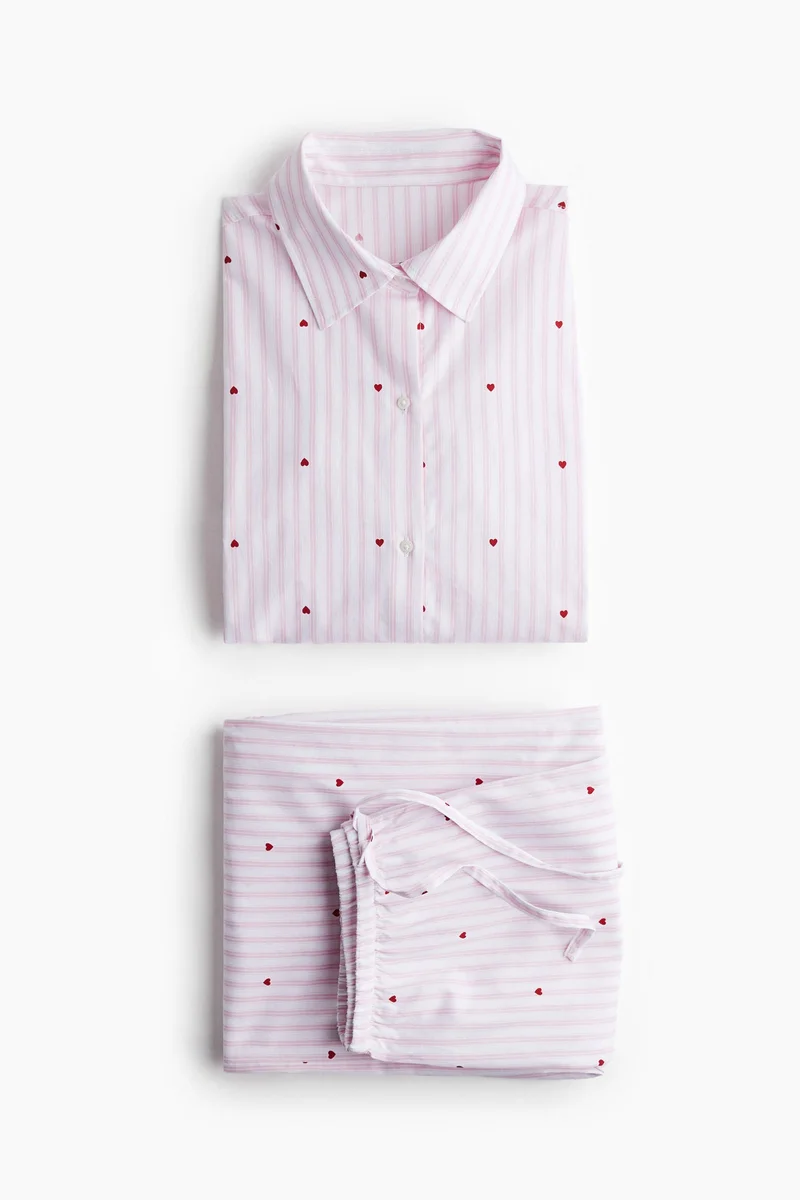H&M Cotton Poplin Pyjamas