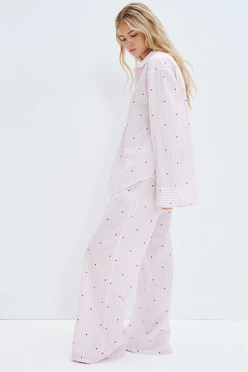 H&M Cotton Poplin Pyjamas