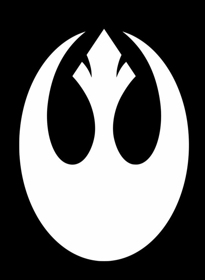 Decal Serpent Rebel Alliance 6" Vinyl Sticker Car Decal (6" White) - Image 1