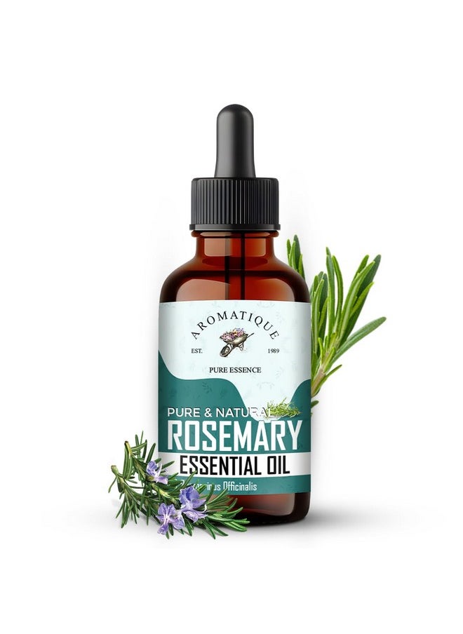 AROMATIQUE Rosemary Essential Oil, Rosemary Essential Oil For Hair And Skin Care. Strengthens Hair & Scalp, Improves Hair Thickness, Density, Quick Hair Growth (15 Ml)  - Image 1